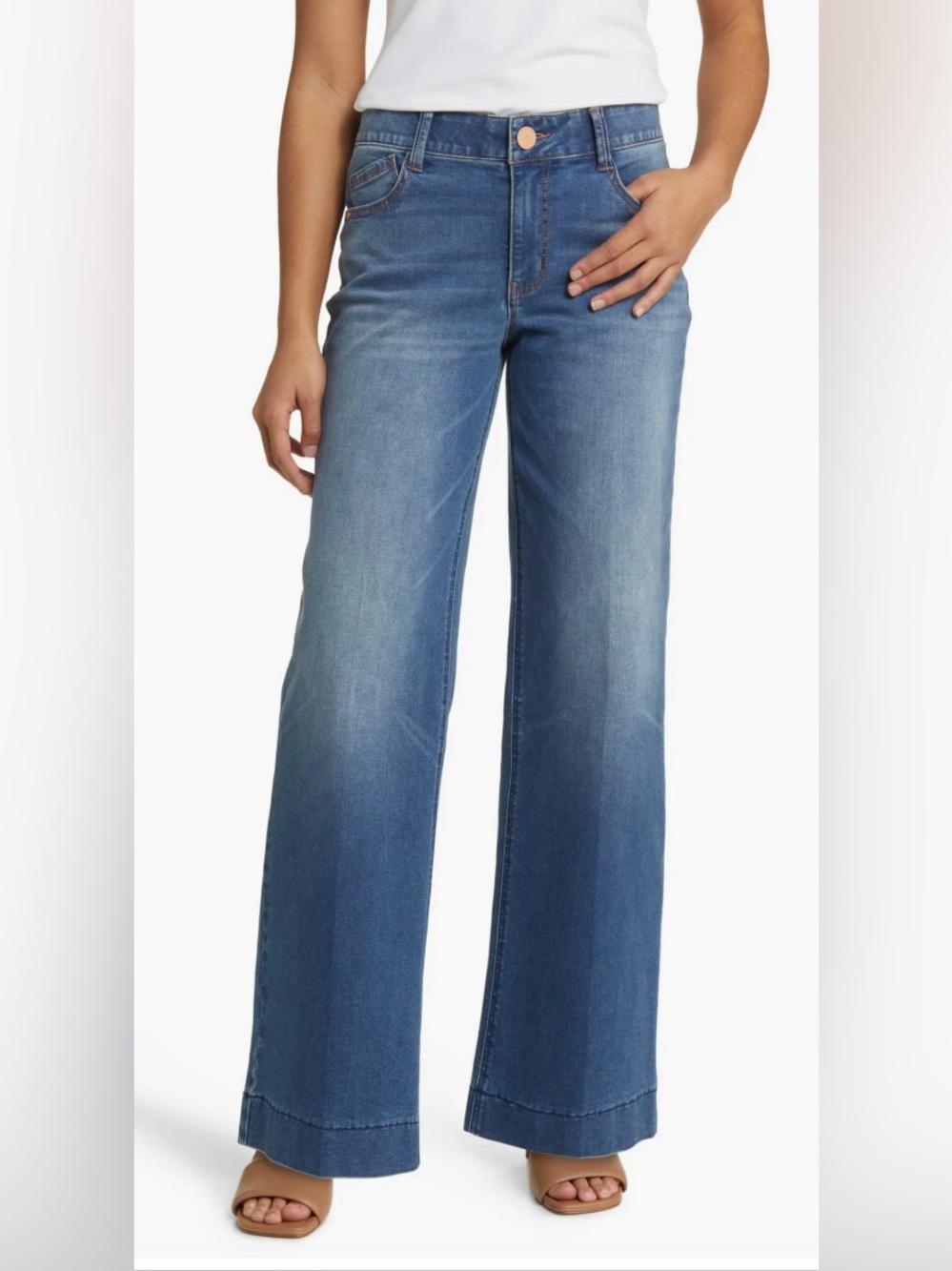 Wit & Wisdom Sam High Waist Wide Leg Jeans NWOT